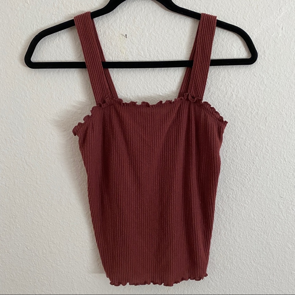 ribbed tank top